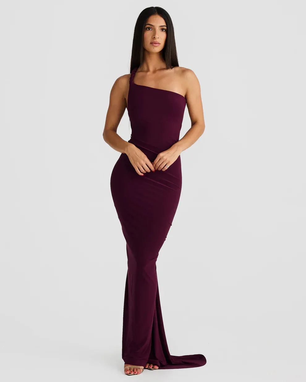 MAIA DRESS PLUM