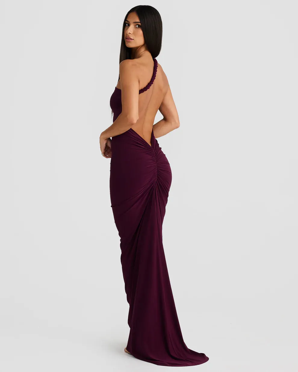 MAIA DRESS PLUM