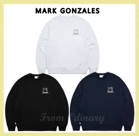 Mark Gonzales  |Unisex Street Style Logo Sweatshirts