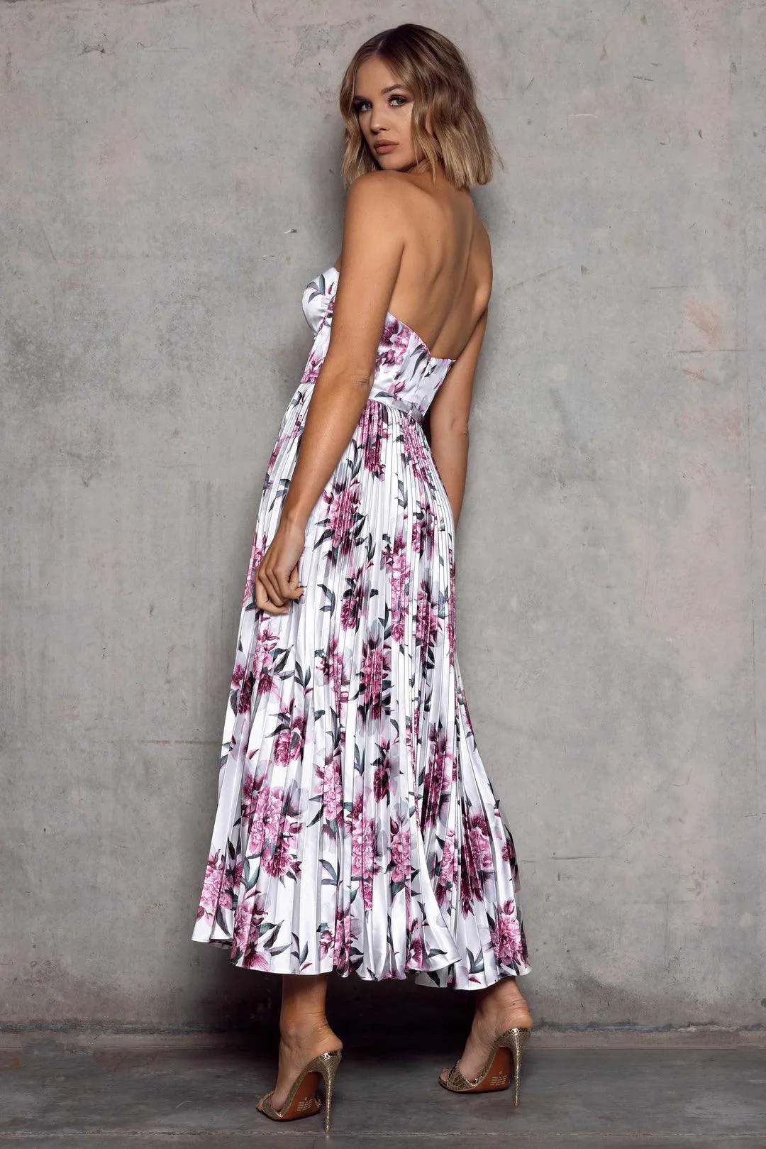 Milan Dress - Pink Floral