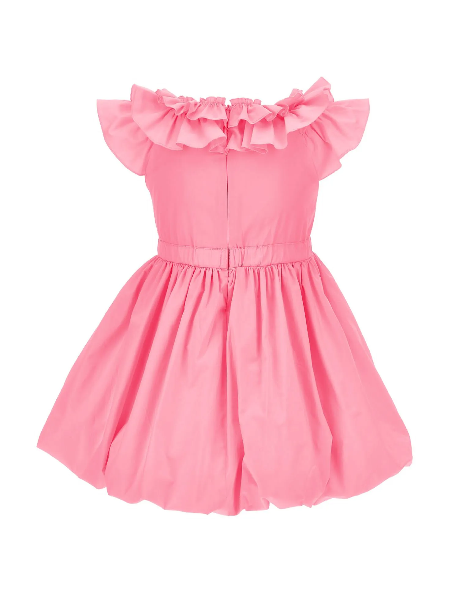 Monnalisa Ruffle Balloon Dress