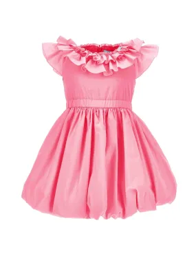 Monnalisa Ruffle Balloon Dress