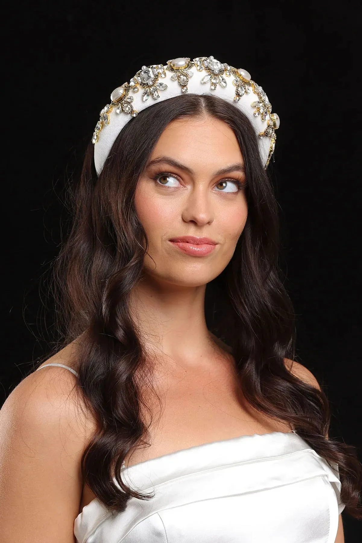 Morgan & Taylor Ophelia Headband - White