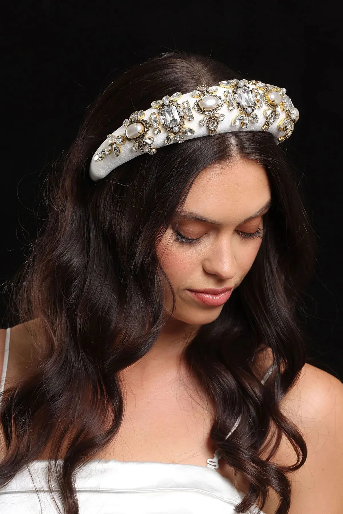 Morgan & Taylor Ophelia Headband - White