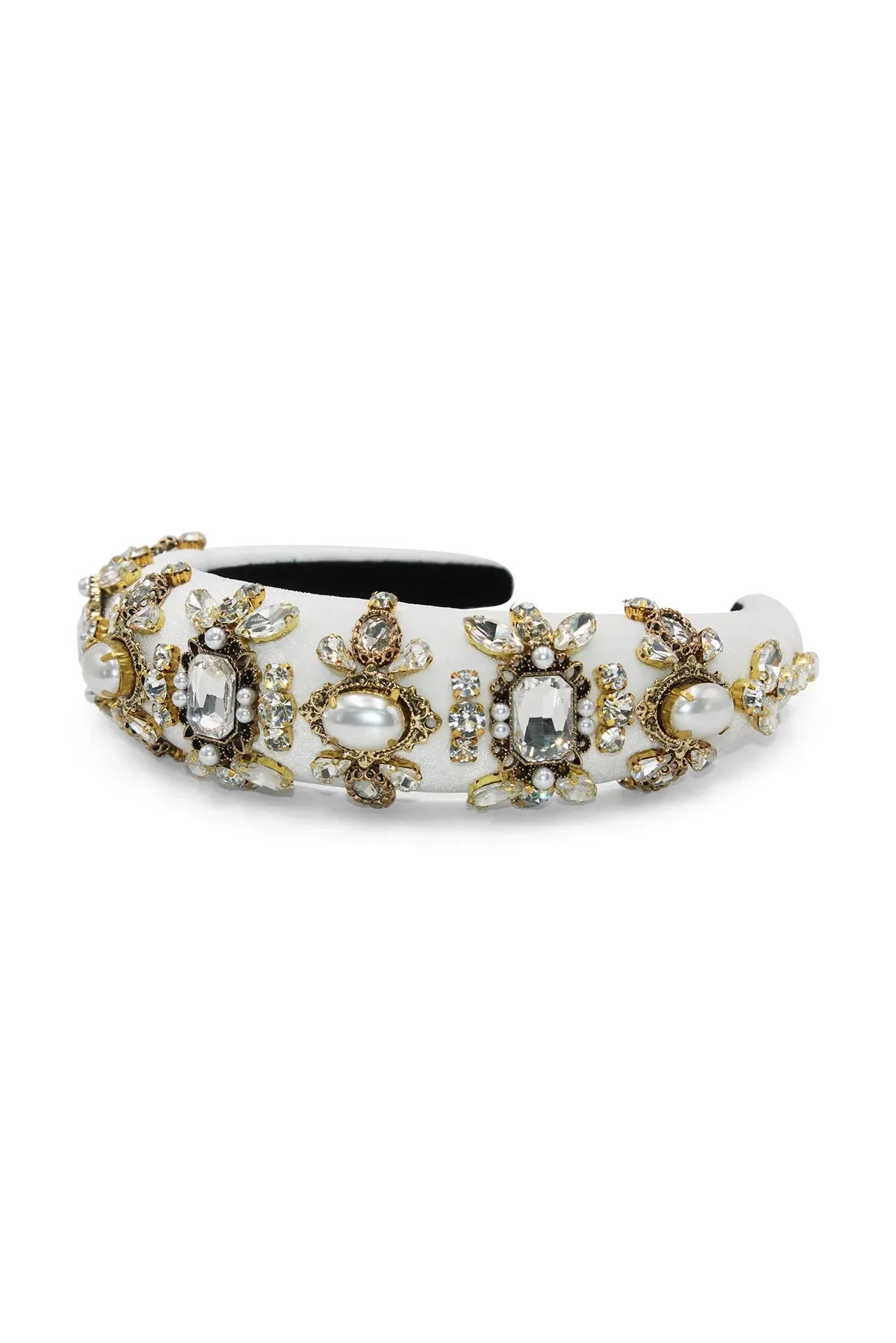 Morgan & Taylor Ophelia Headband - White