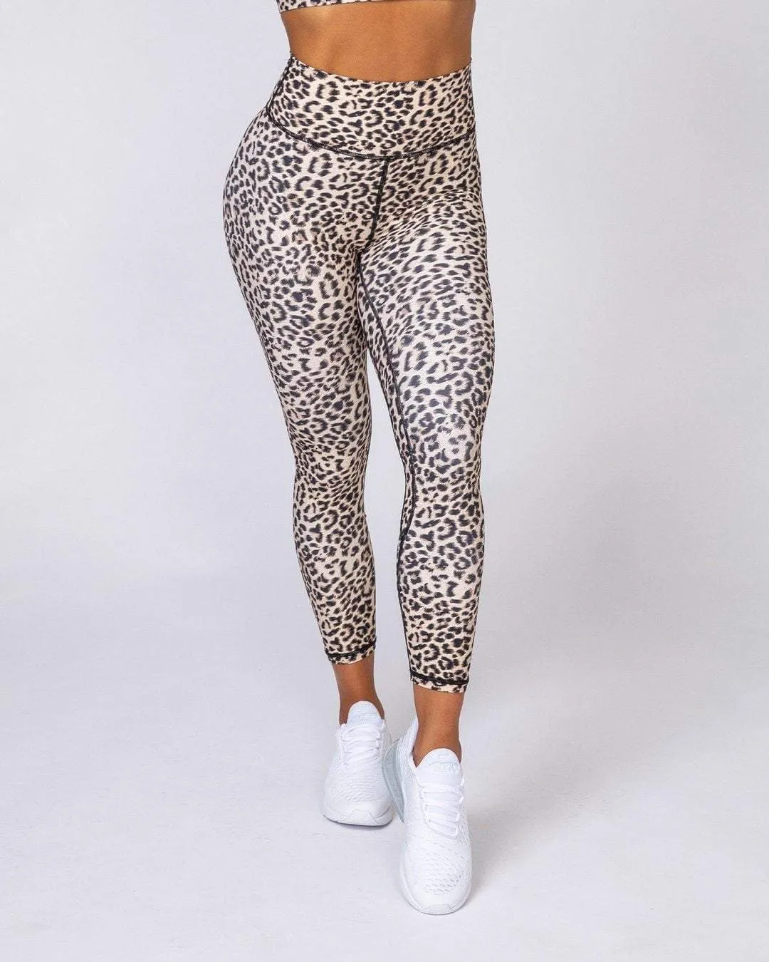 Motion 7/8 Leggings - Yellow Leopard