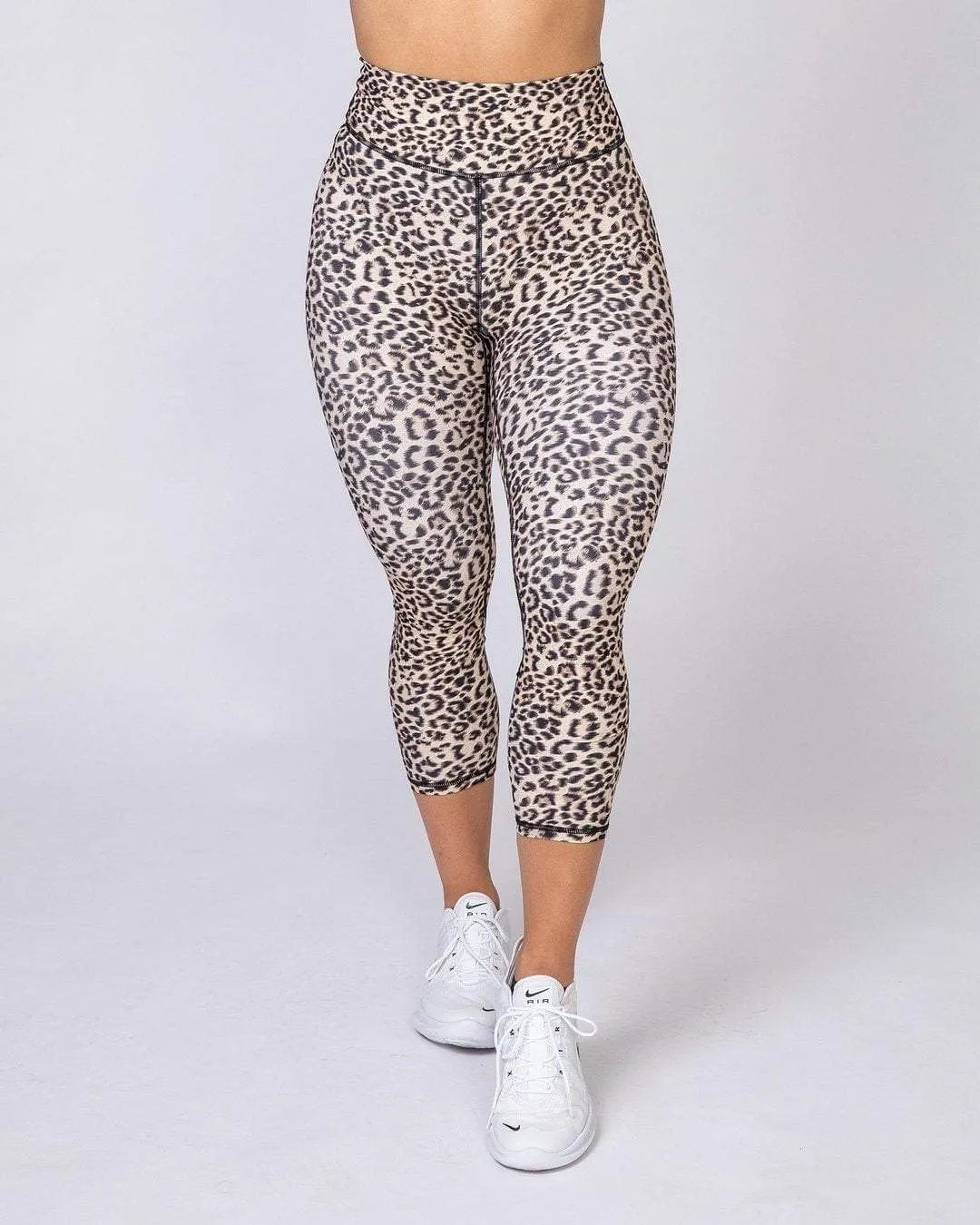 Motion 7/8 Leggings - Yellow Leopard