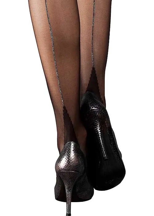 Moulin Rouge Lurex Backseam Tights ()