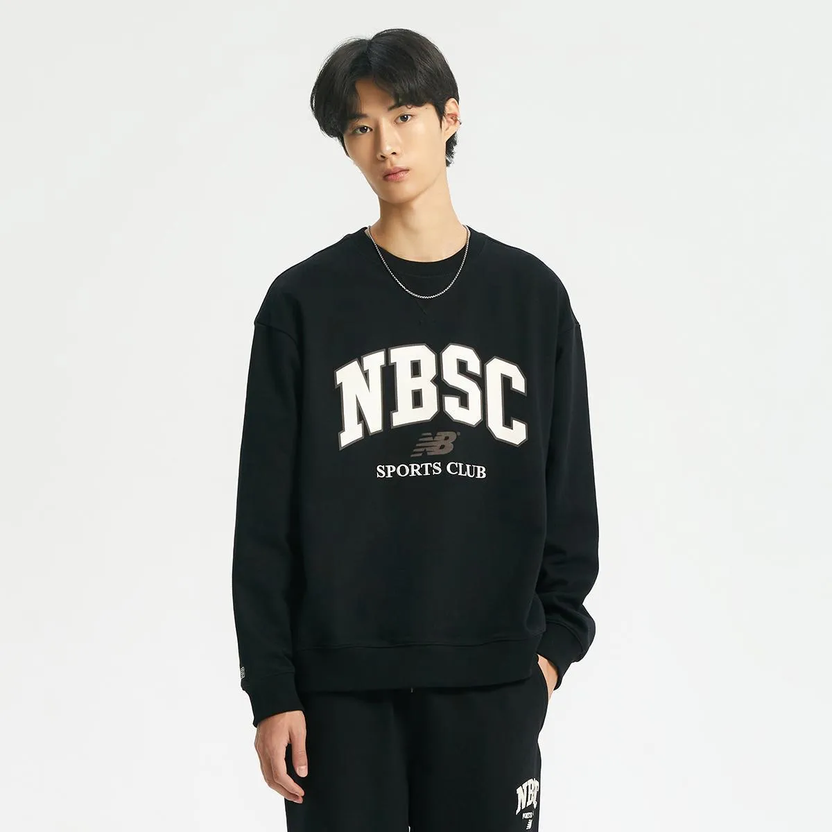 New Balance  |Unisex Street Style Logo Sweatshirts