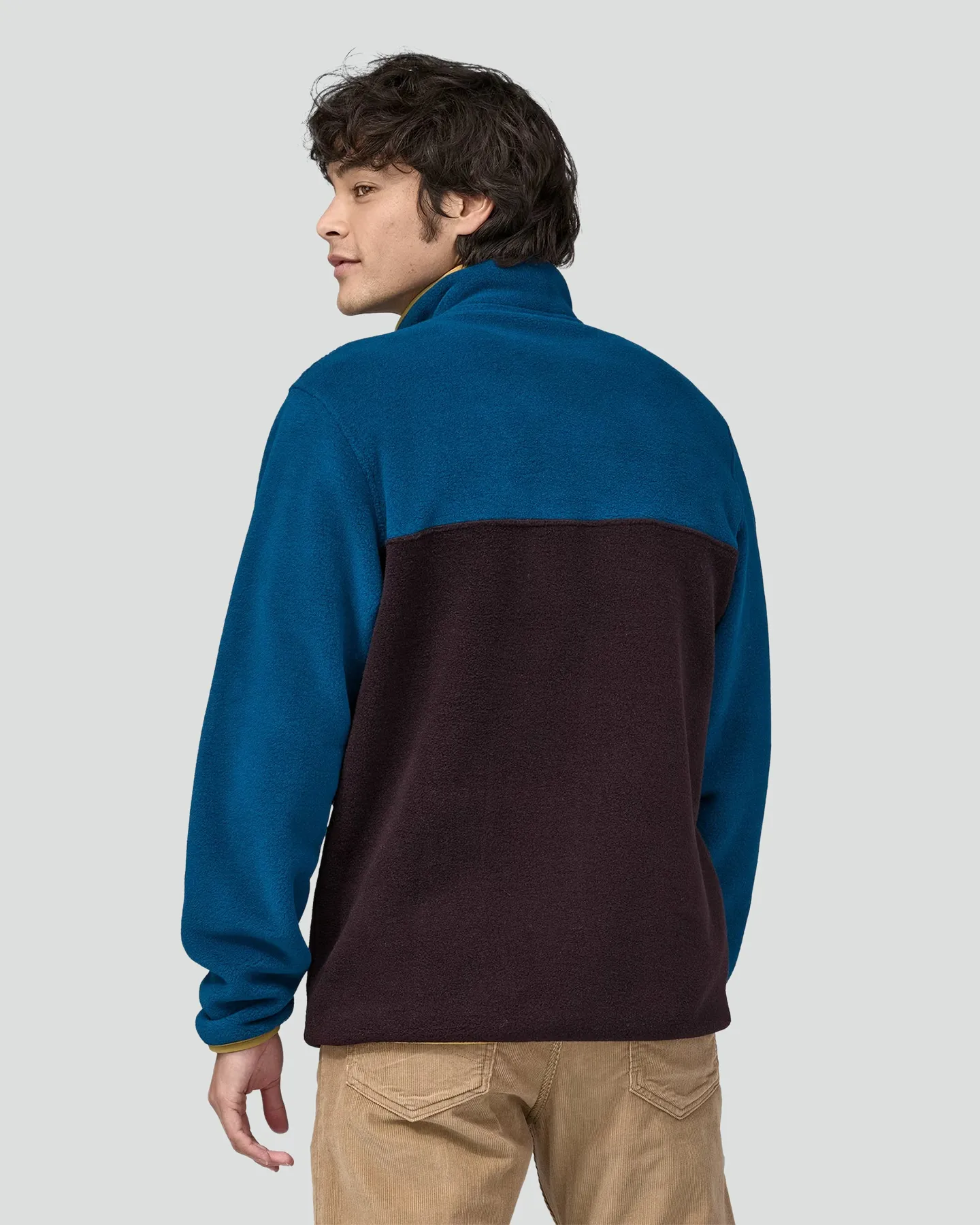 Patagonia Mens Lightweight Synchilla Snap-T Pullover - Obsidian Plum | SurfStitch