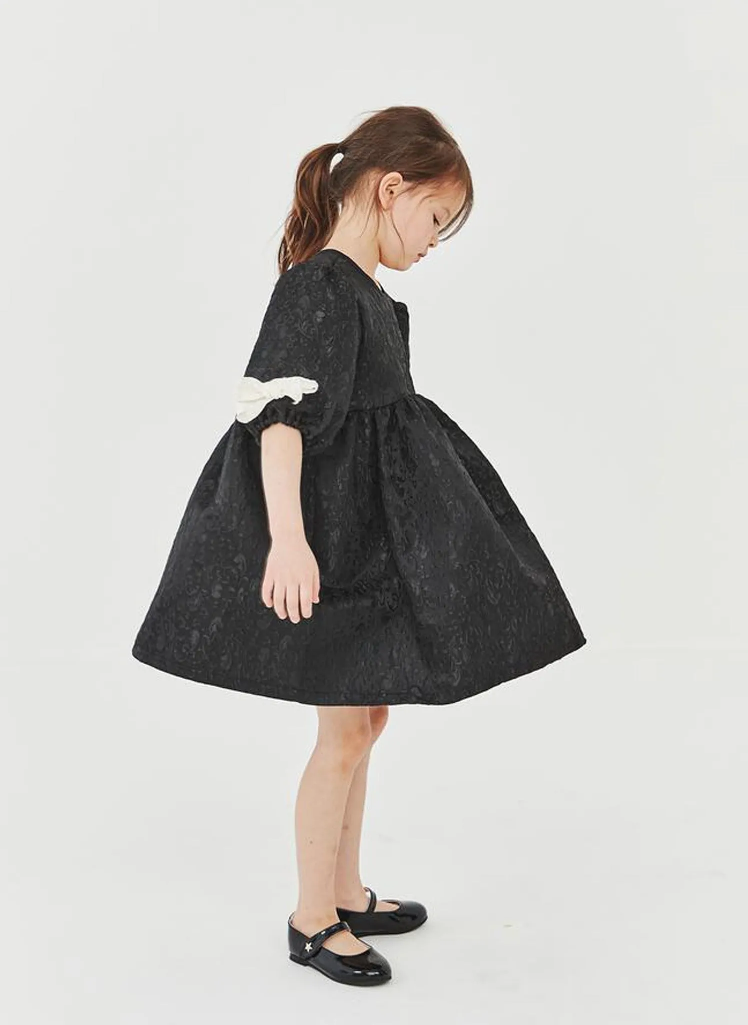 Petite Hailey Balloon Bow Dress