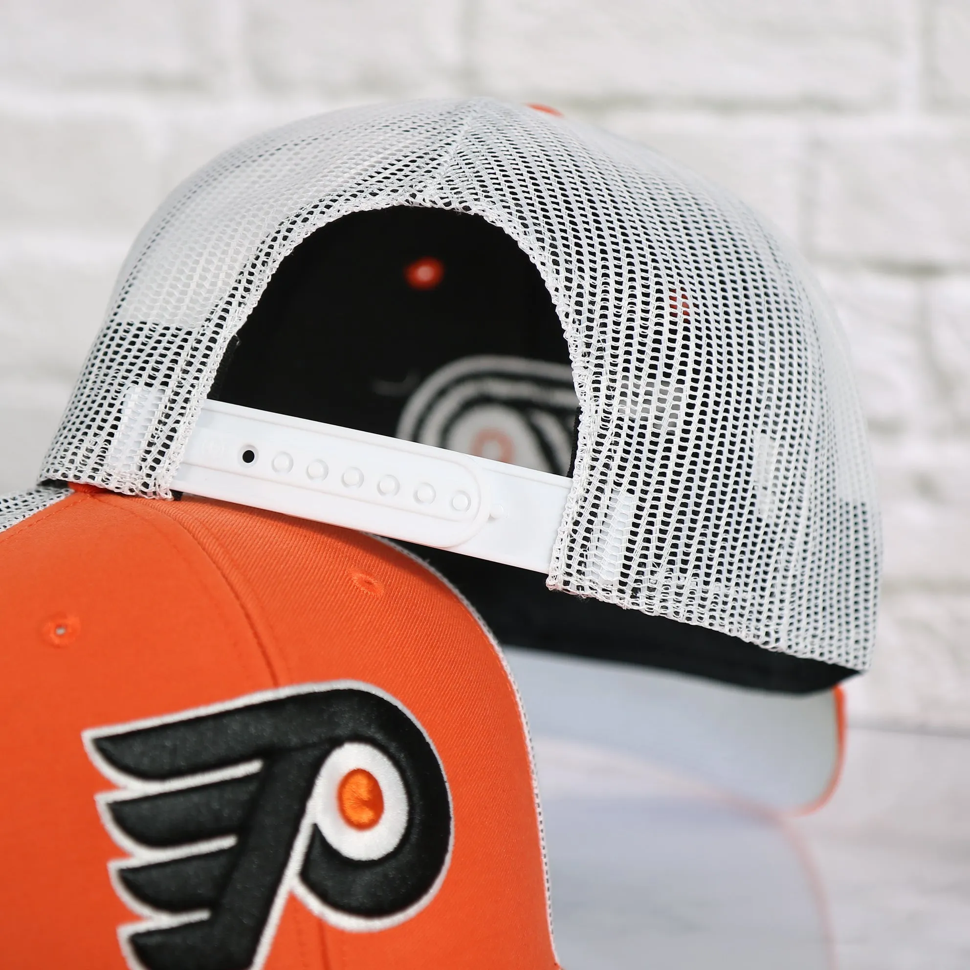 Philadelphia Flyers Meshback Orange/White Trucker Snapback Hat