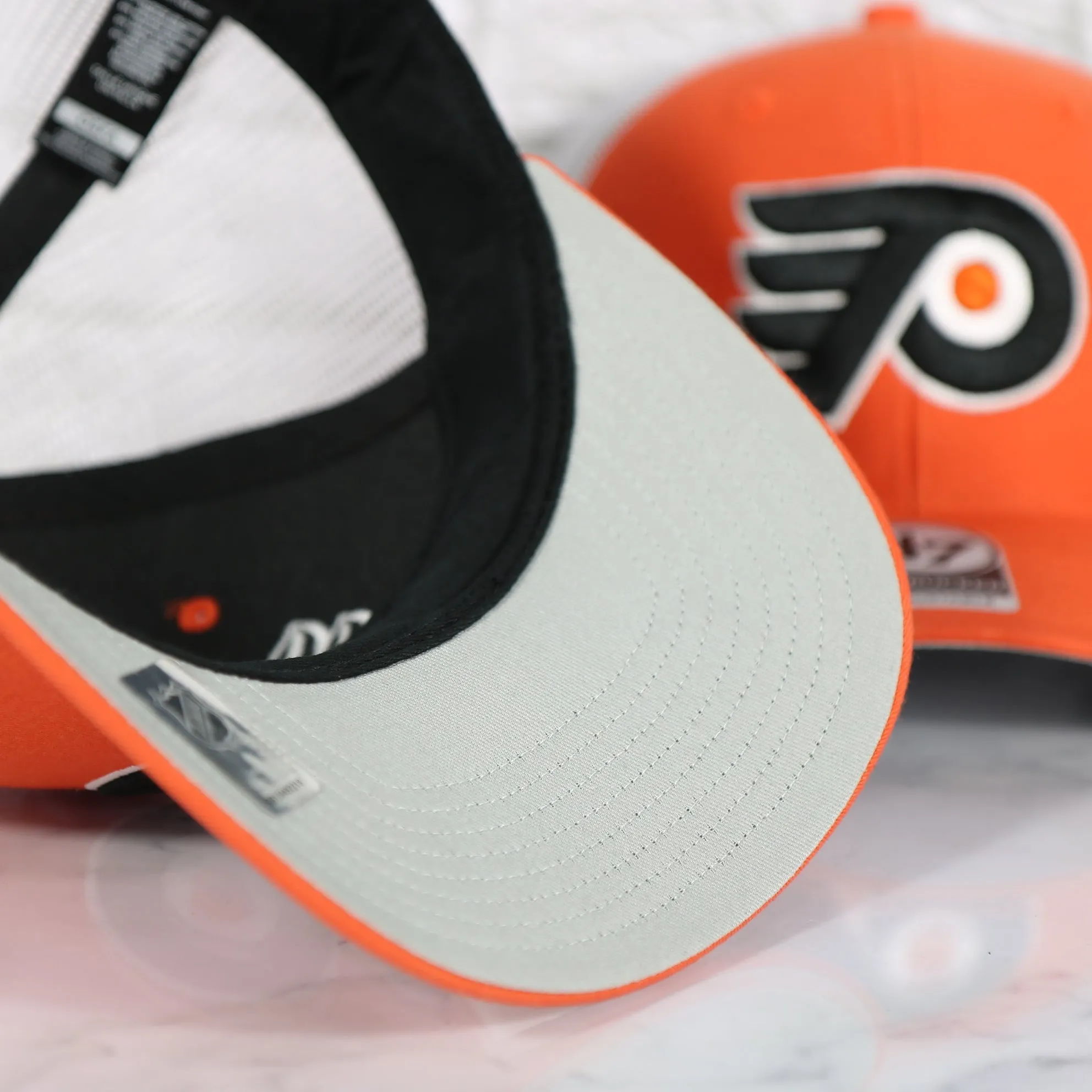 Philadelphia Flyers Meshback Orange/White Trucker Snapback Hat