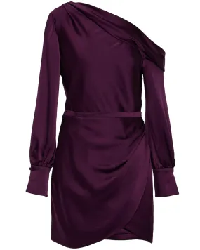 Plum Cameron Single Shoulder Dress