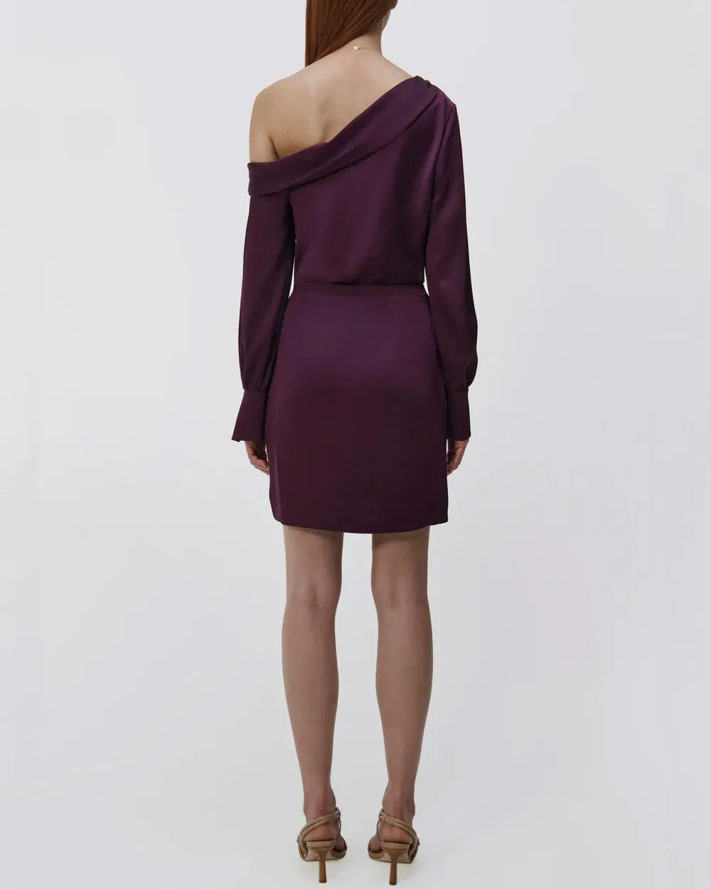 Plum Cameron Single Shoulder Dress