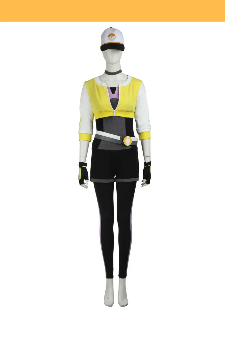 Pokemon Go Yellow Female Trainer Cosplay Costume