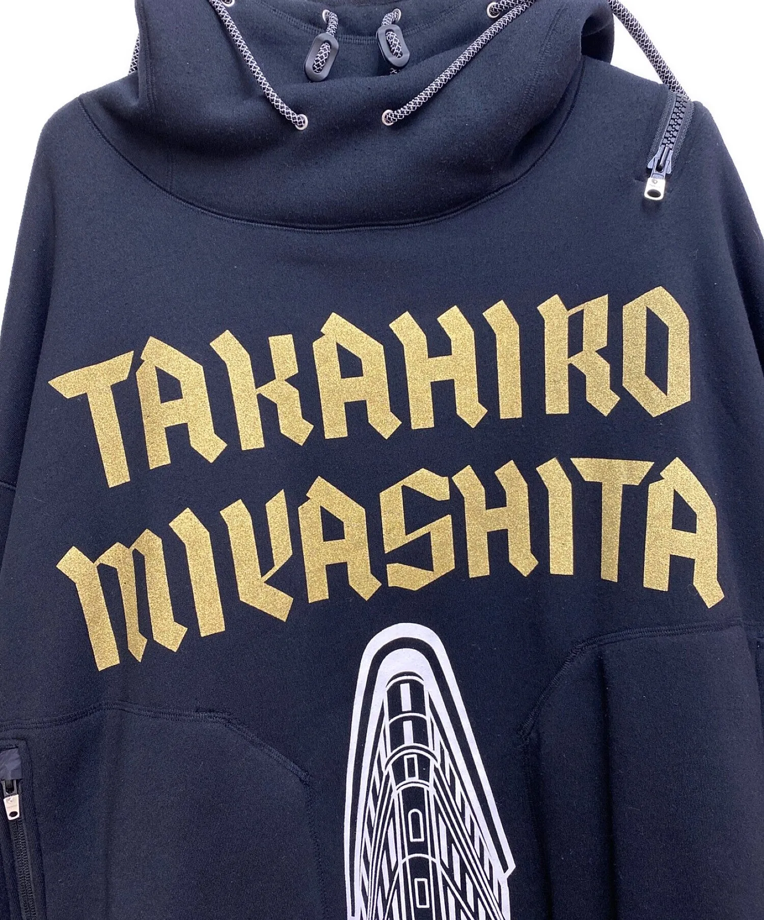 [Pre-owned] TAKAHIROMIYASHITA TheSoloIst. double zip balloon shaped hoodie sc.0003AW22