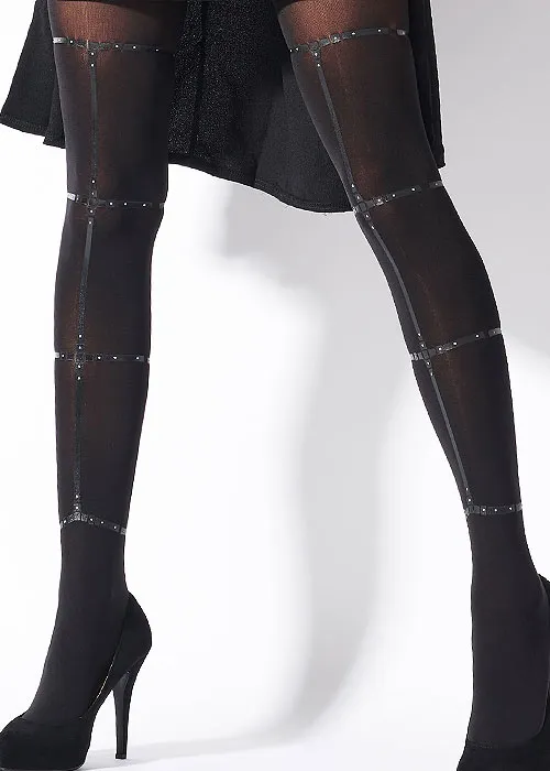 Pretty Polly Strappy Print Tights ()