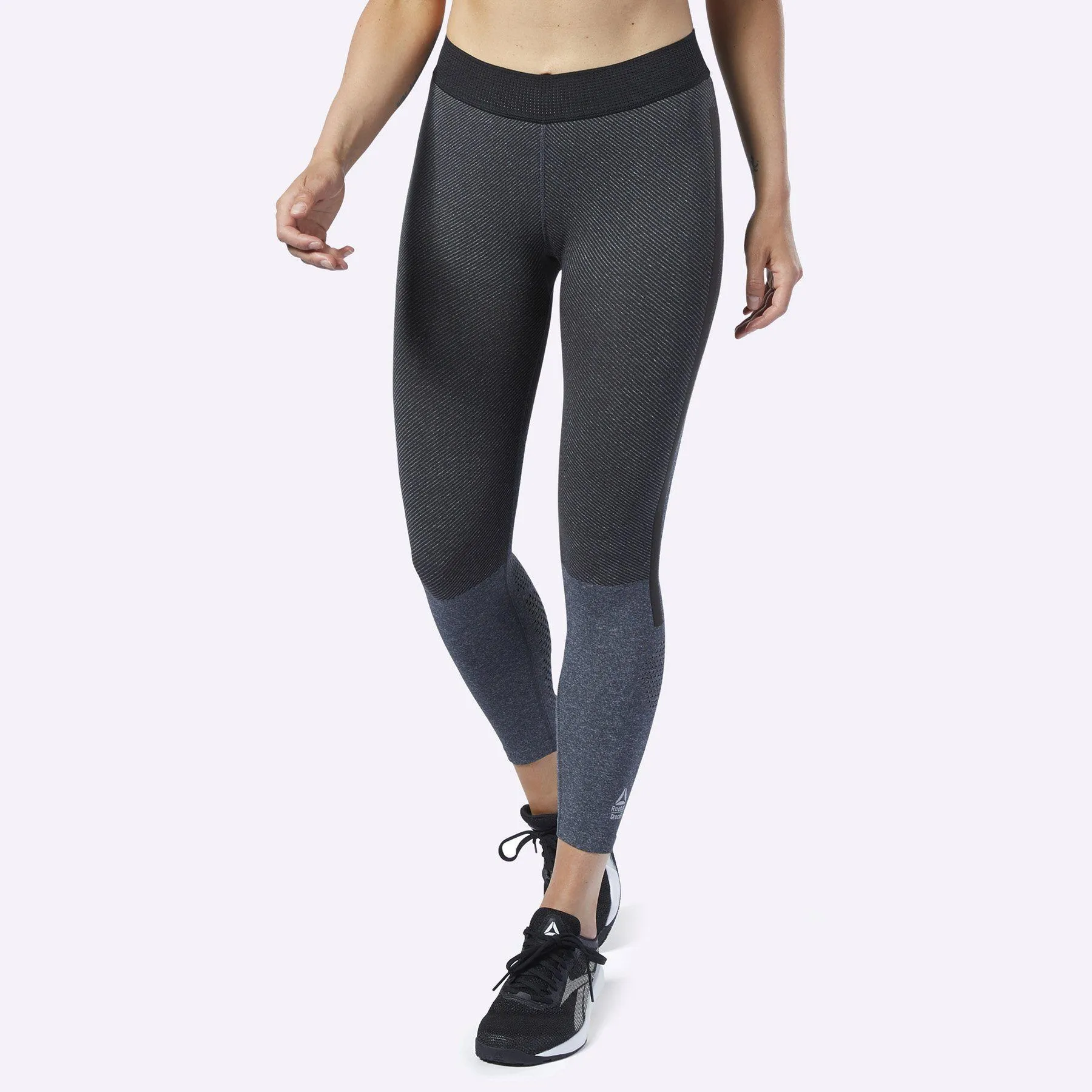 Reebok - Women's CrossFit MyoKnit Tight - Cold Grey/Black