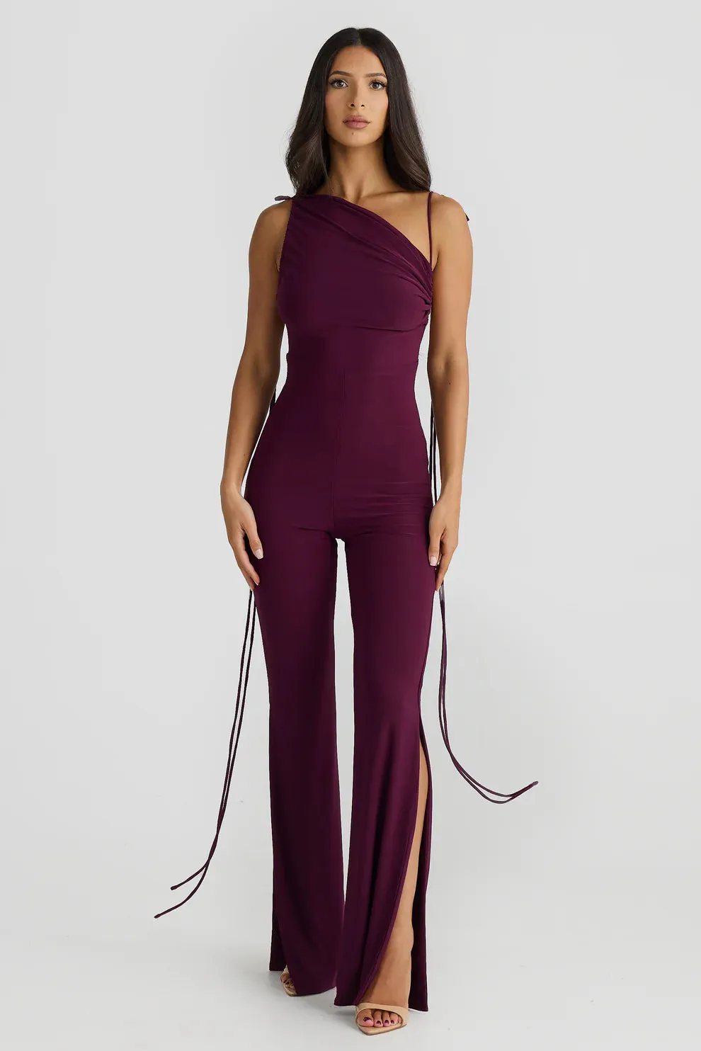 SELENE JUMPSUIT PLUM