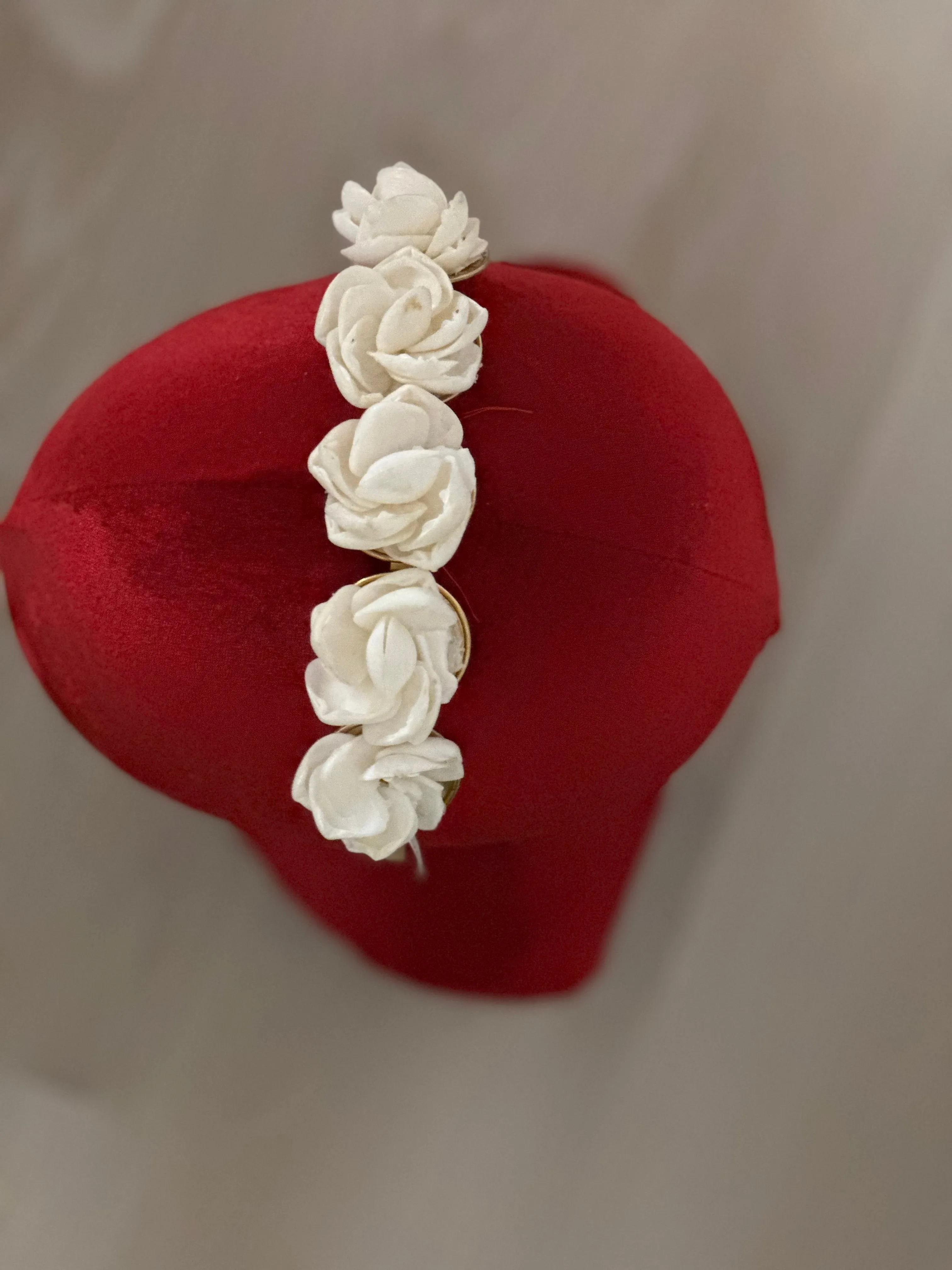 Shell Rose Headband & Ring “sample”