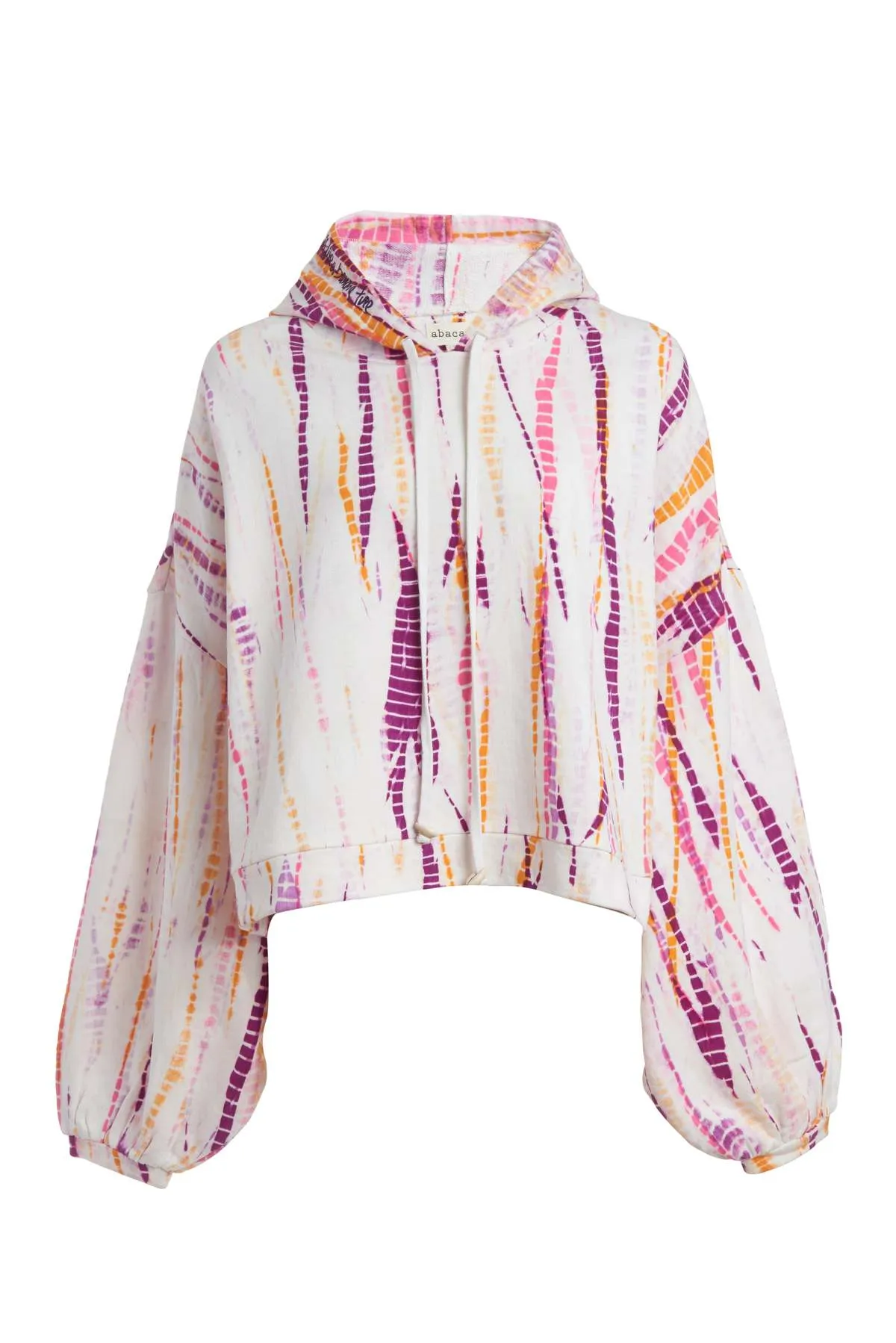 Shibori Balloon Sleeve Hoodie