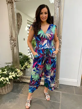 Short Sleeve Colourful Jumpsuit Tracy