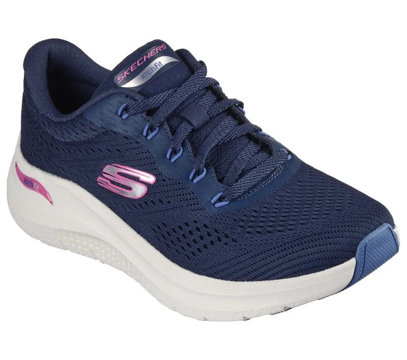 SNEAKERS SKECHERS DONNA ARCH FIT 2.0 - BIG L 150051 NVMT