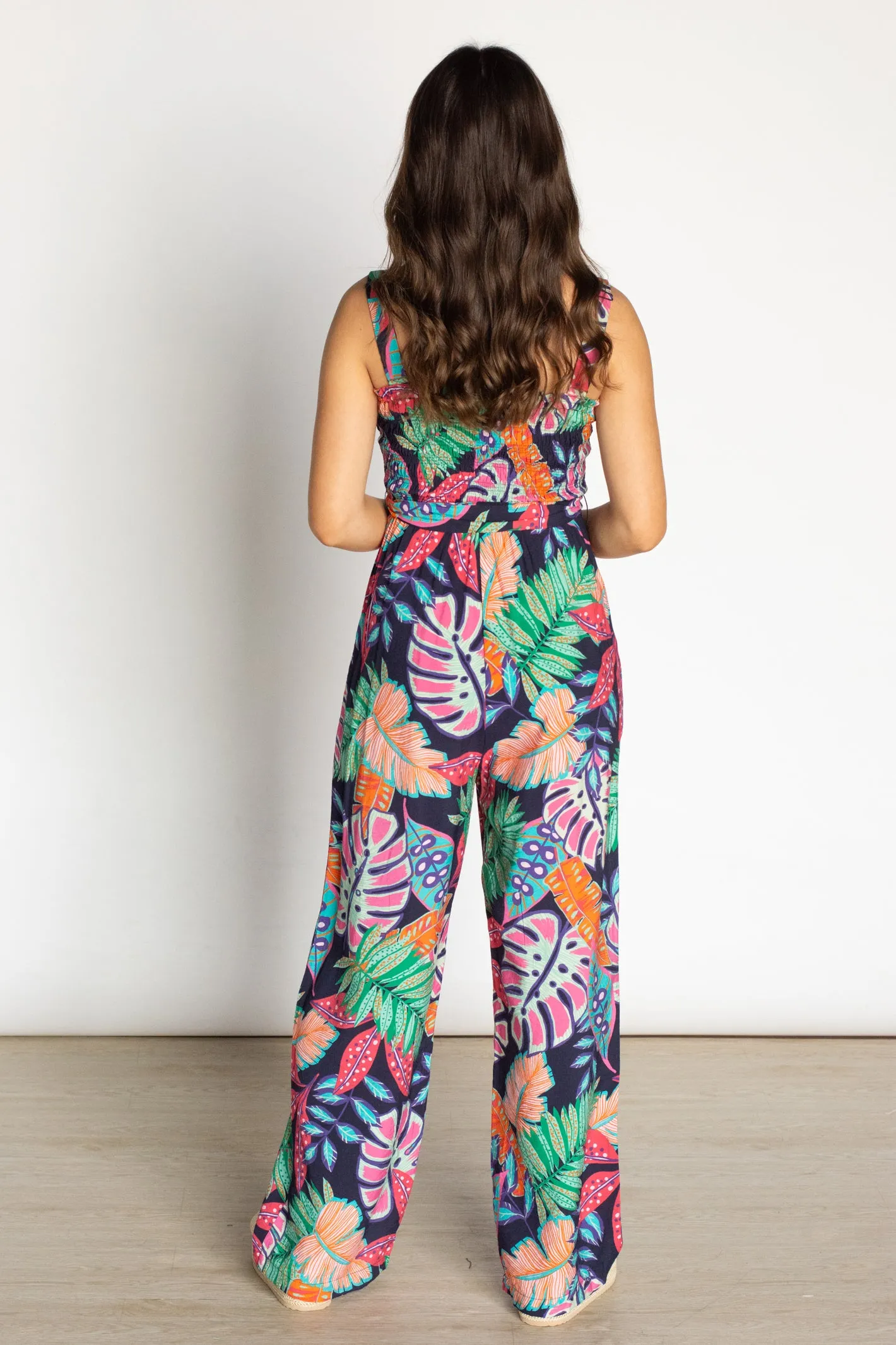 Somewhere on a Beach Multicolor Jumpsuit