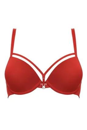 Space Odyssey Red Bra