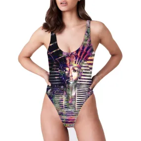 SPACE PHARAOH - HIGH CUT BODYSUIT