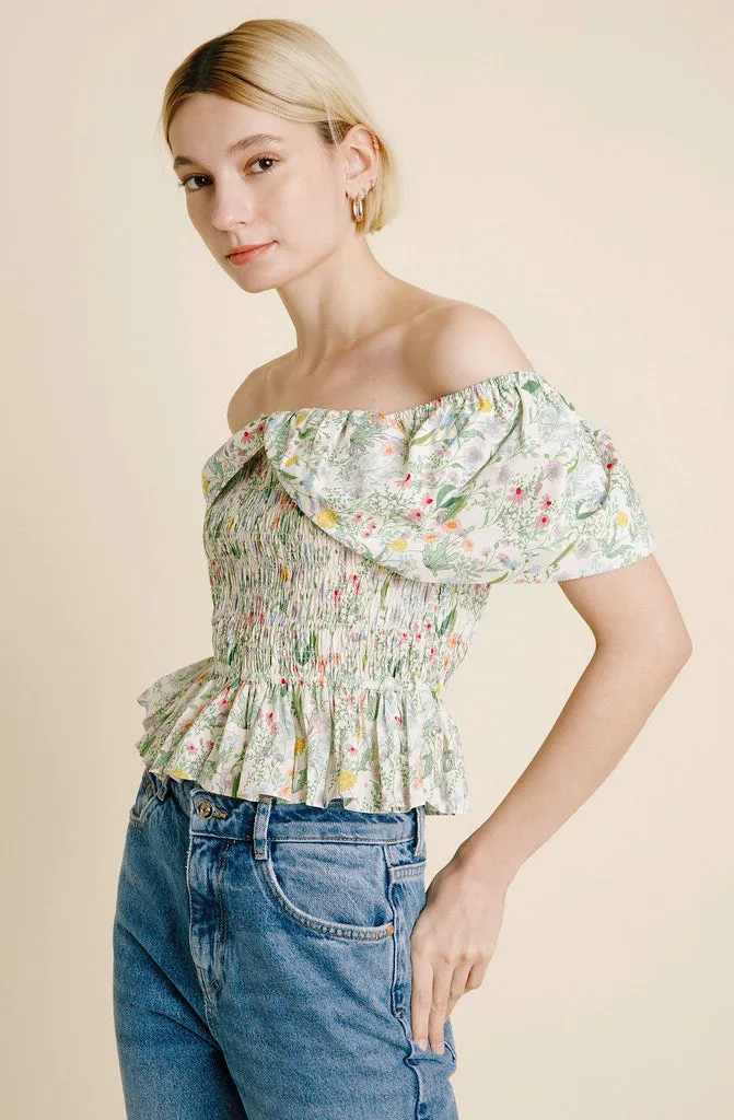 THE EVE FLORAL TOP