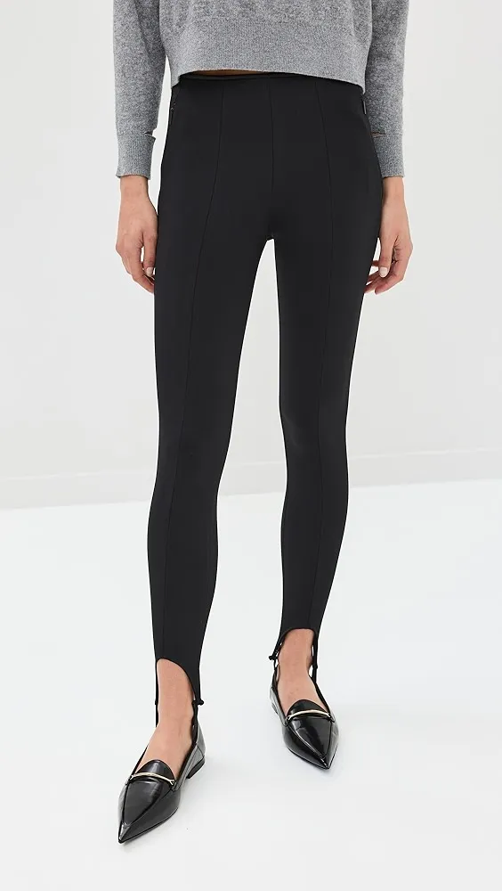 Tibi   Compact Ultra Stretch Knit Stirrup Leggings 