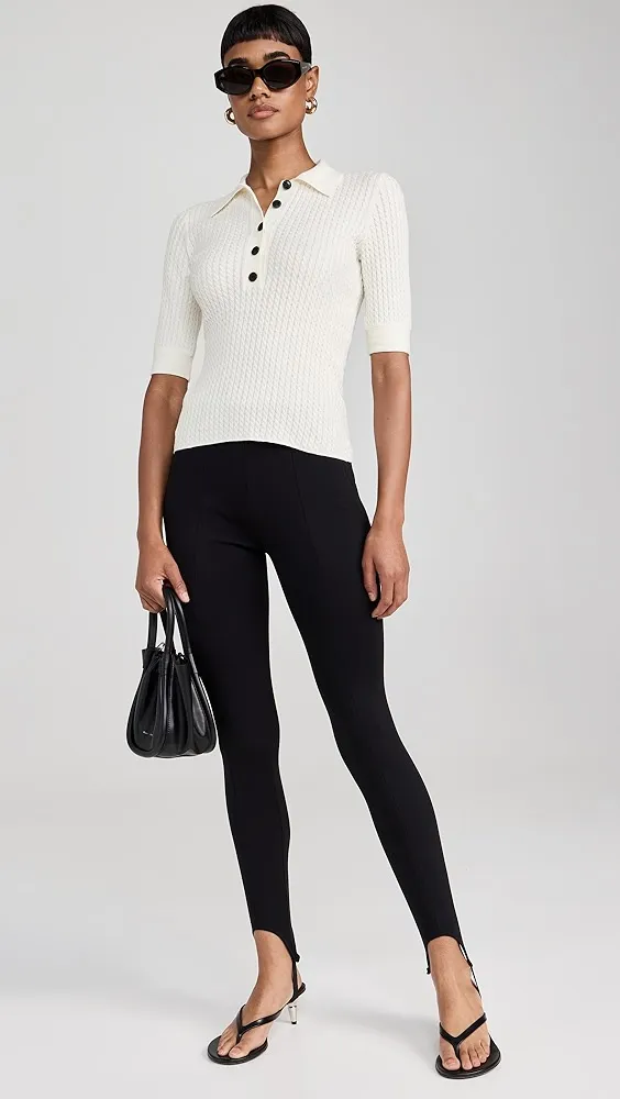 Tibi   Compact Ultra Stretch Knit Stirrup Leggings 