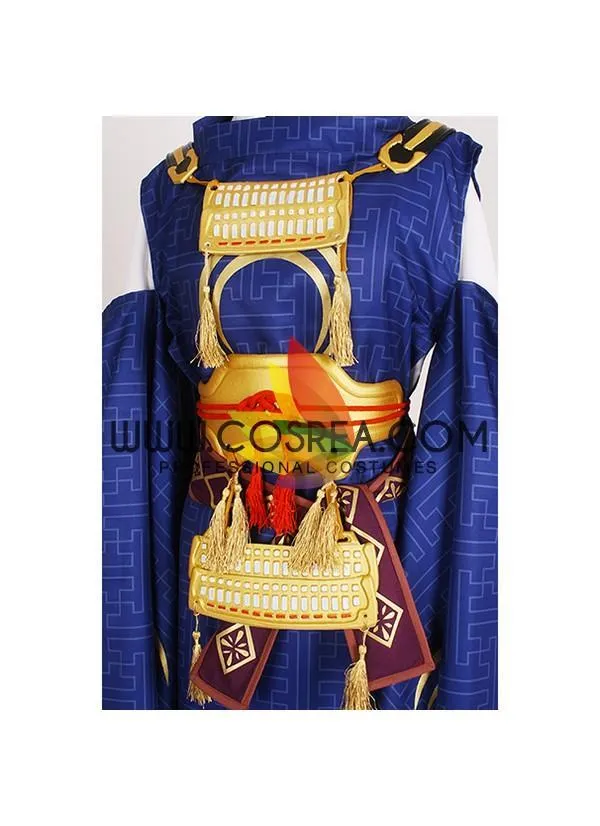 Touken Ranbu Online Mikazuki Munechika Brocade Blue Cosplay Costume