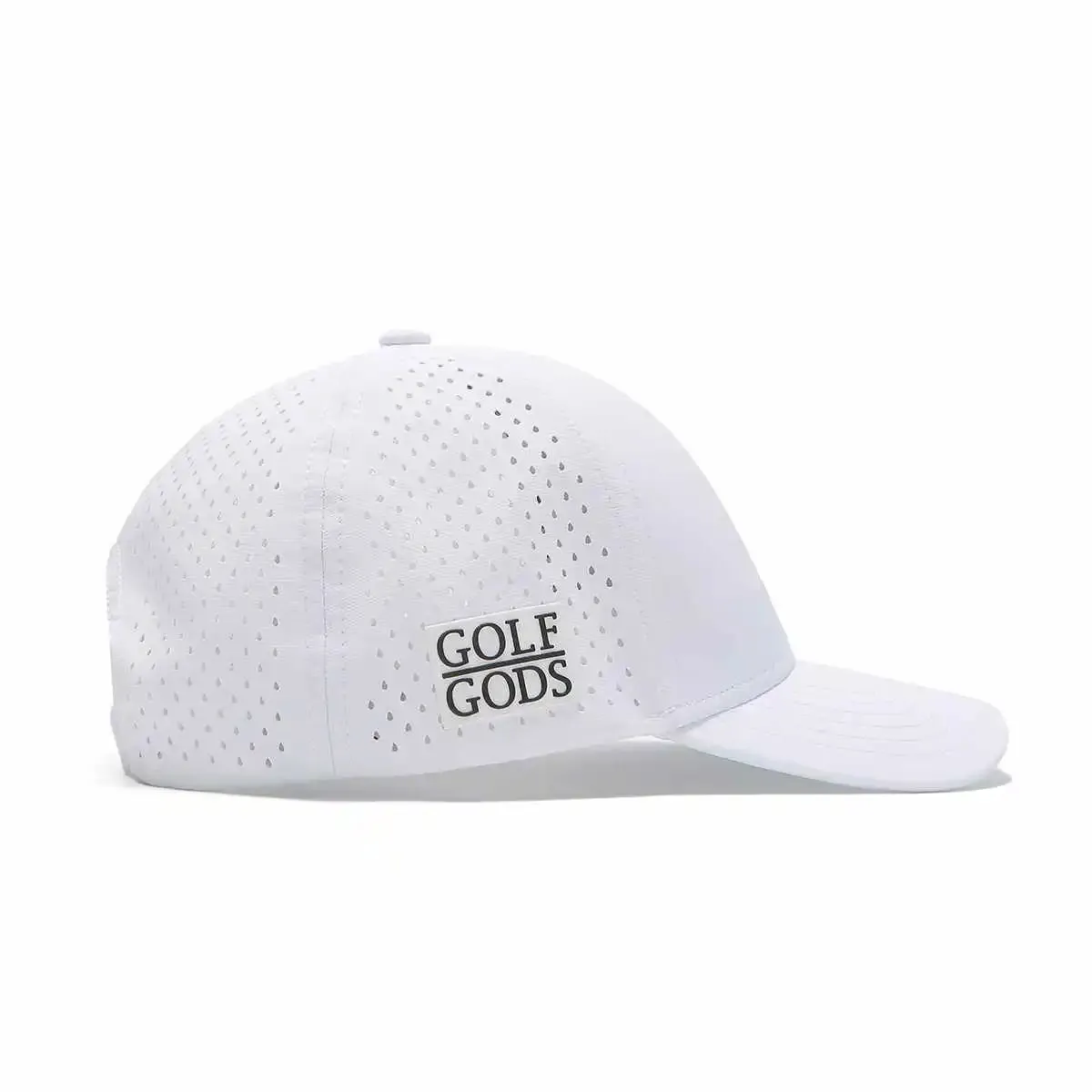 TOUR PRO Golf Hat in White with Curved Brim