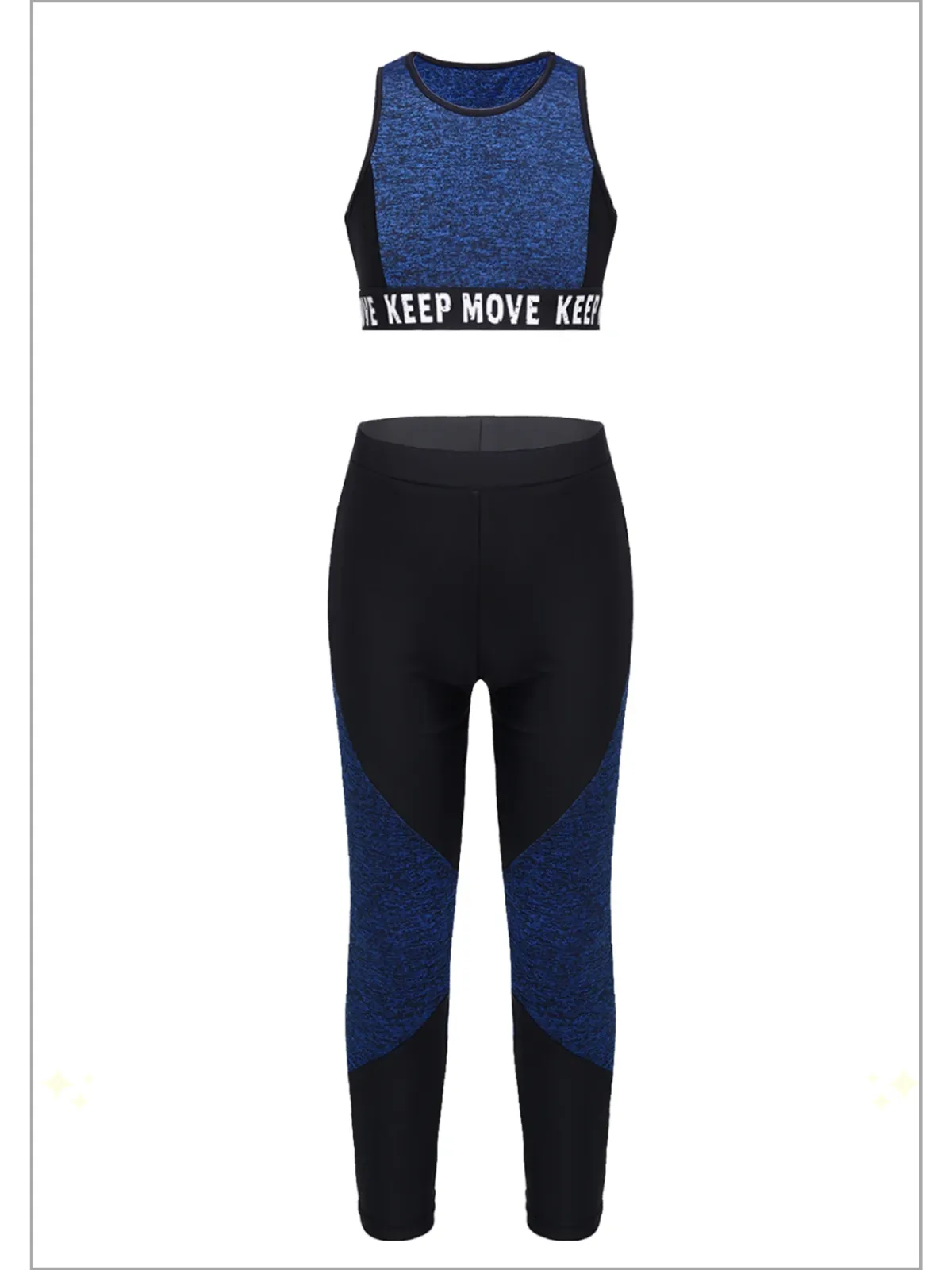 Trendy All Day Colorblock Activewear Set