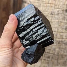 ~TUCSON EXCLUSIVE! ~ TERMINATED AA GRADE BLACK TOURMALINE CRYSTAL FROM ERONGO MOUNTAIN, ERONGO REGION, NAMIBIA