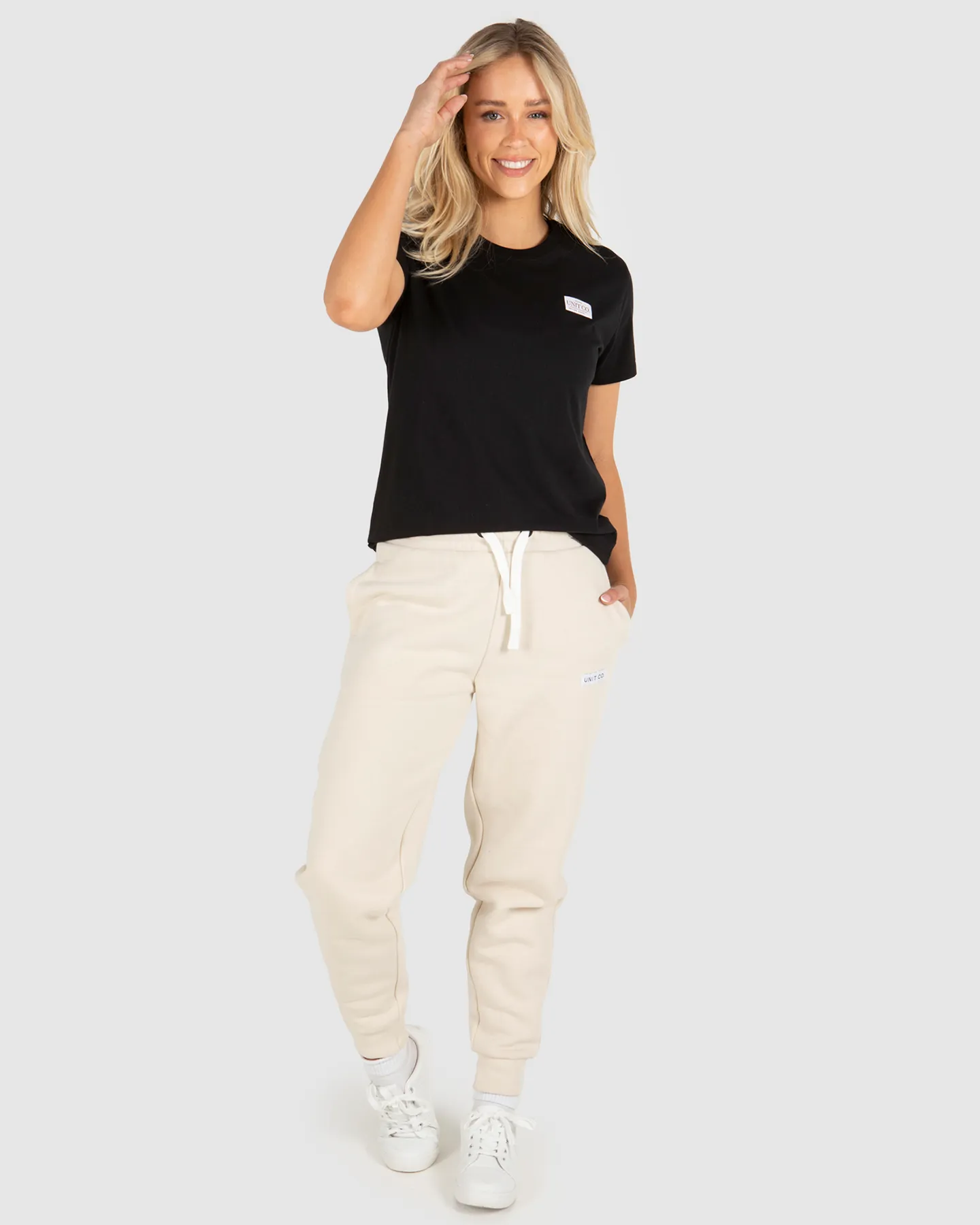 Unit Ladies Madison Trackpants - Cement | SurfStitch