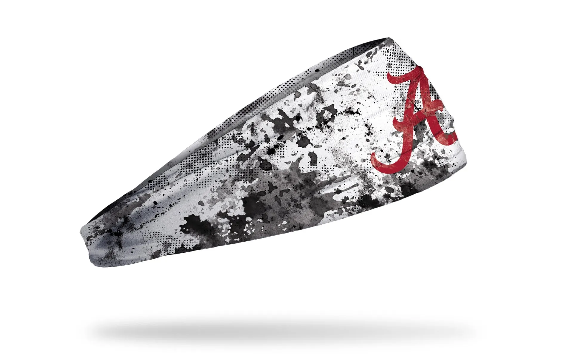 University of Alabama: Grunge White Headband