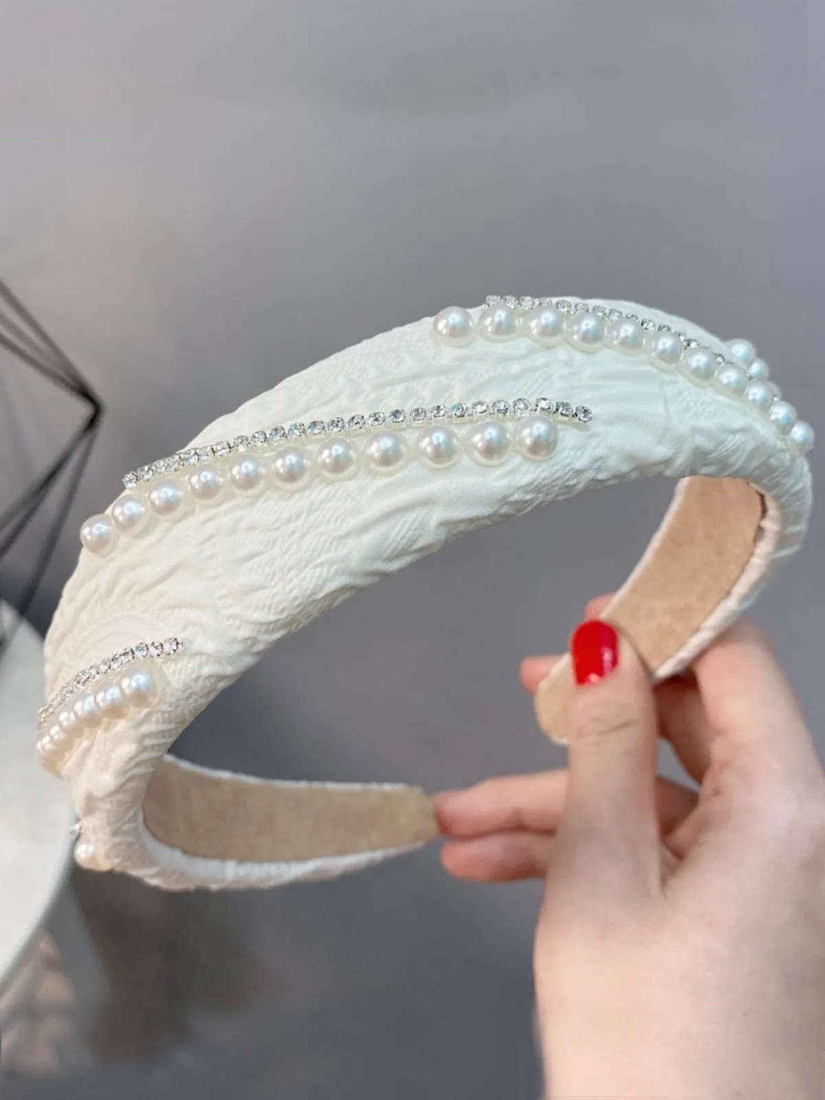 Upper East Side Thick Pearl Headband