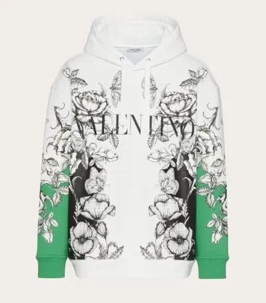 VALENTINO  |Street Style Long Sleeves Logo Luxury Sweatshirts