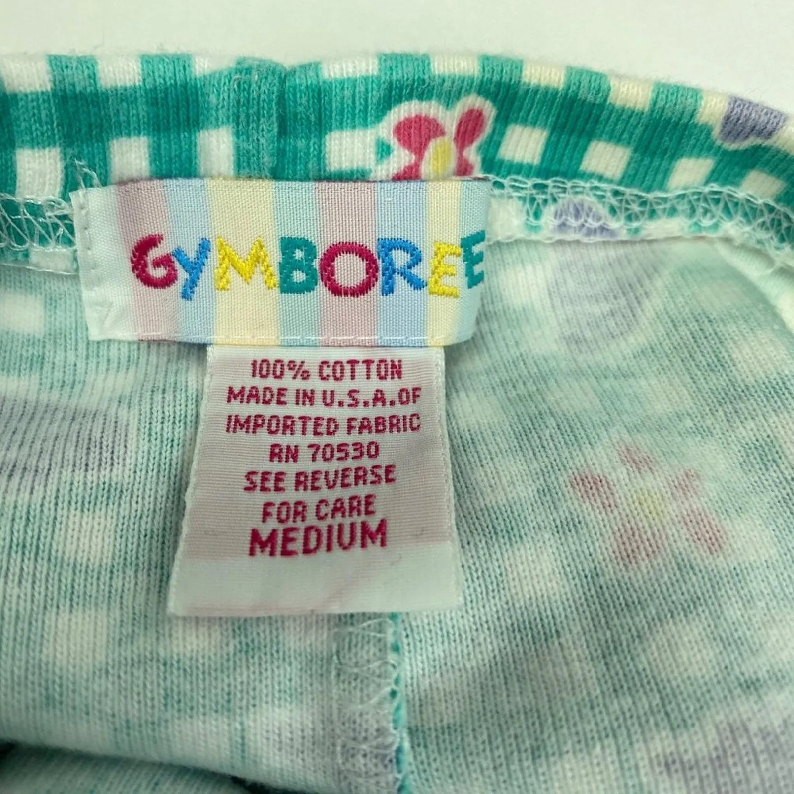 Vintage Gymboree Garden Bundle Skort Leggings Medium