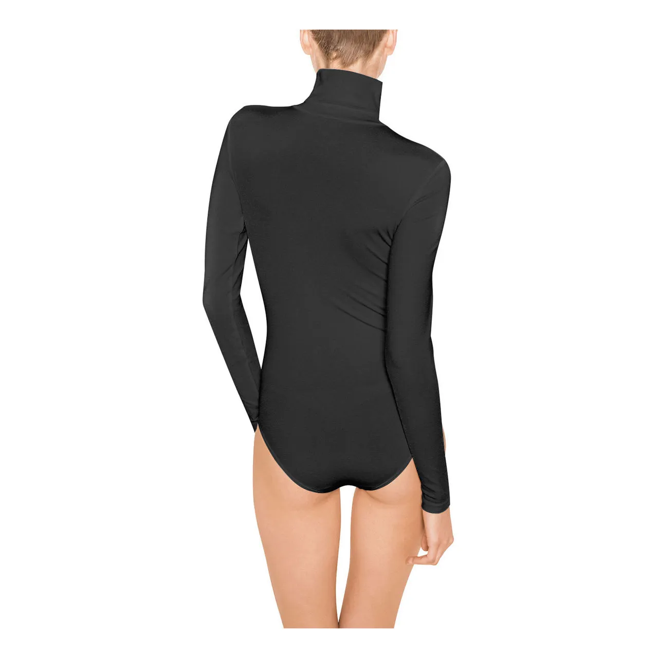 WOLFORD Colorado Polo Neck Bodysuit - Black