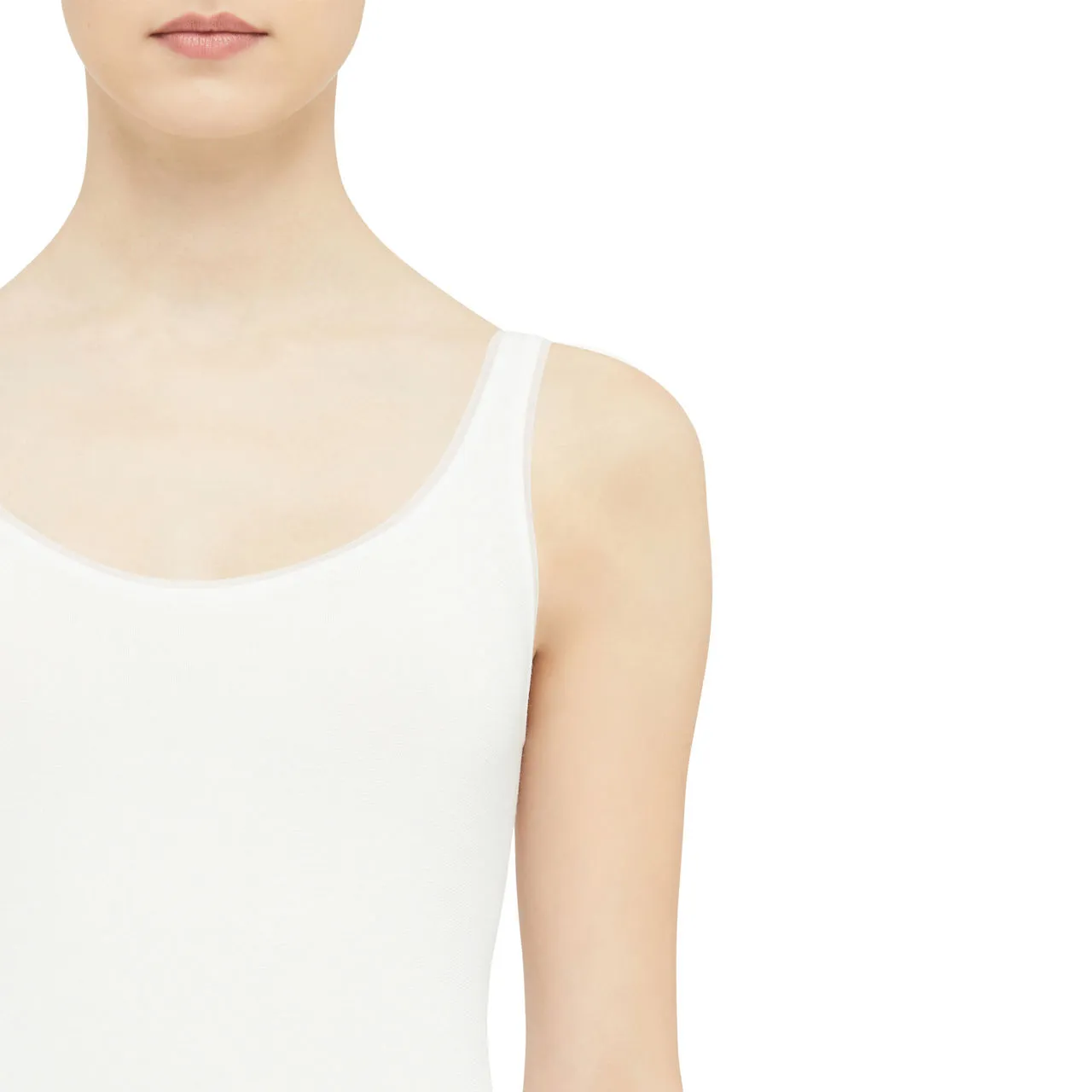 WOLFORD Jamaika Bodysuit - White