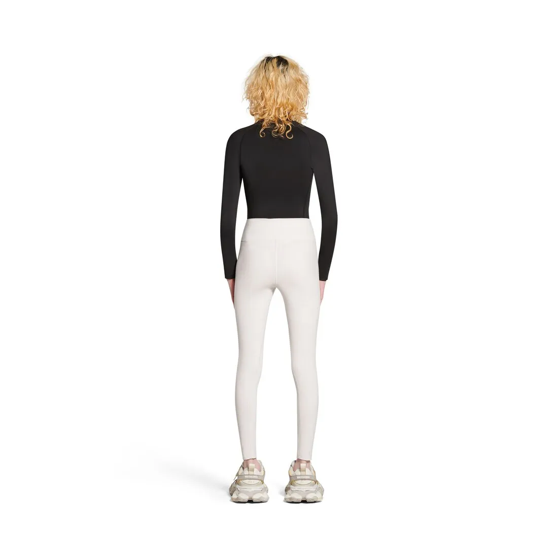      Women's Activewear Leggings in Off White 