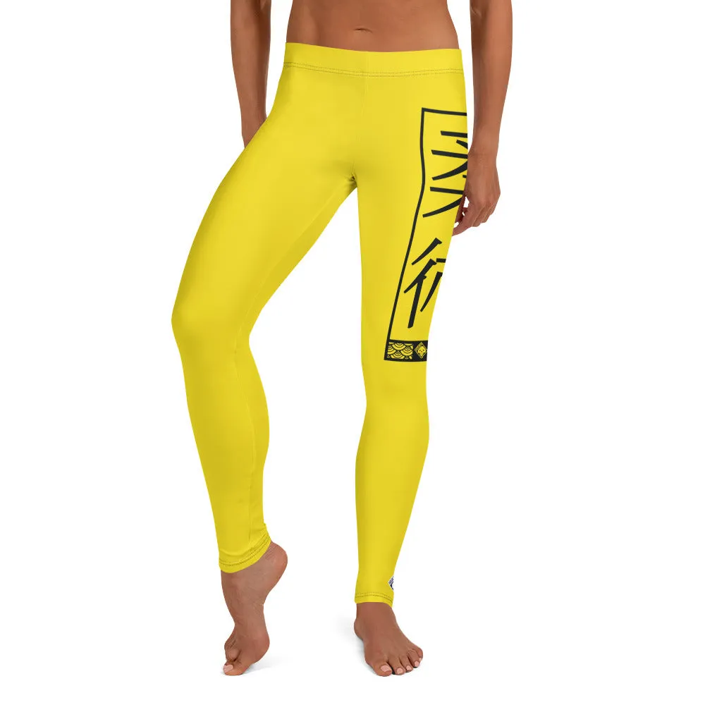 Women's Yoga Pants Workout Leggings For Jiu Jitsu 017 - Golden Sun