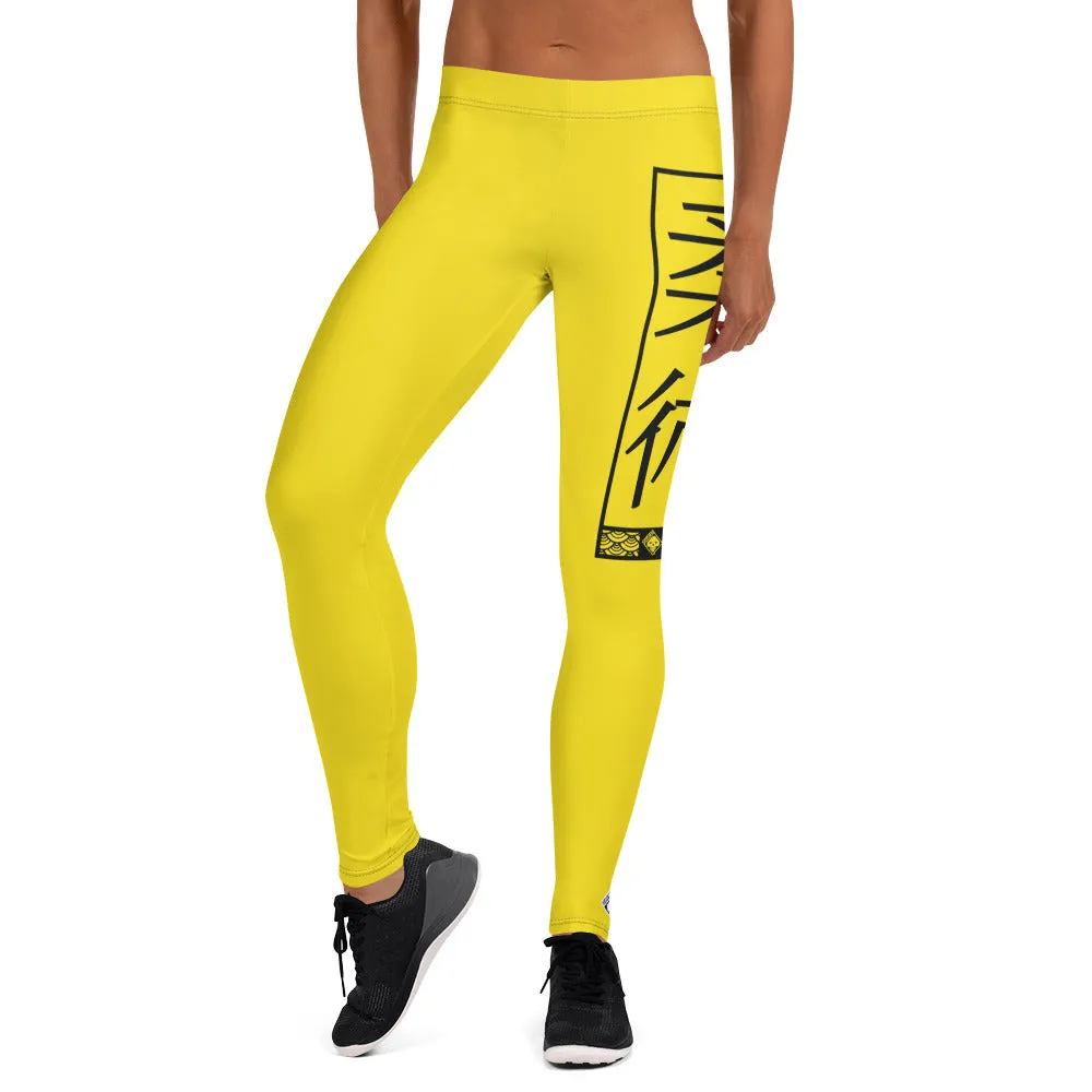 Women's Yoga Pants Workout Leggings For Jiu Jitsu 017 - Golden Sun