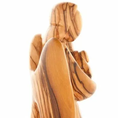 Wooden Angel with Baby in Arms, 6.3