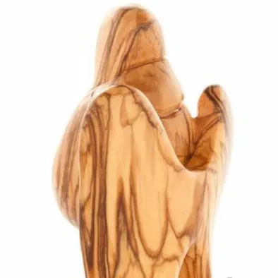 Wooden Angel with Baby in Arms, 6.3